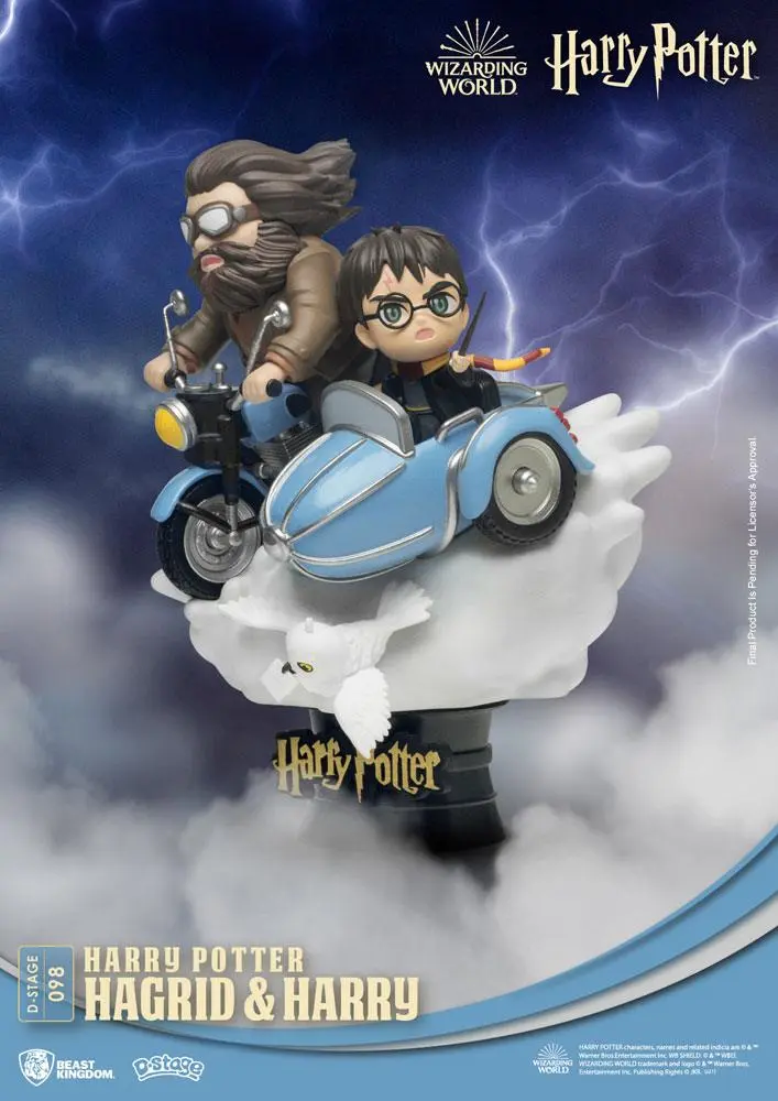 Harry Potter D-Stage Hagrid & Harry New Version PVC Diorama szobor figura 15 cm termékfotó