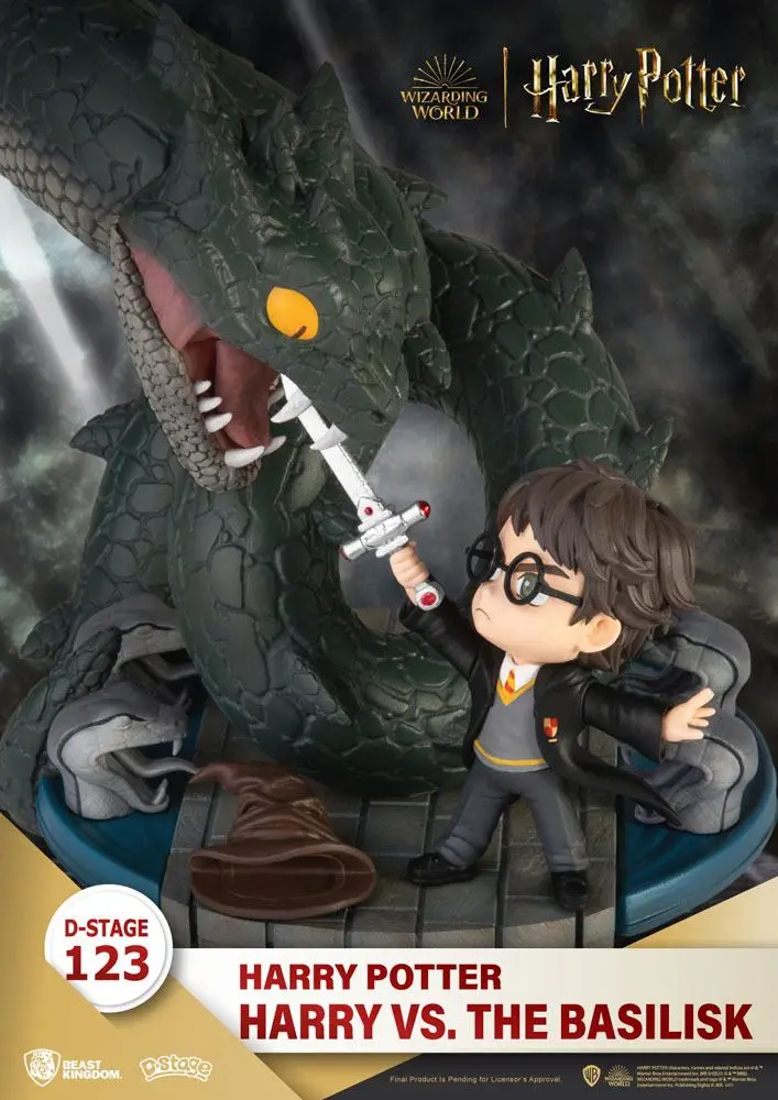 Harry Potter D-Stage Harry vs. the Basilisk PVC Diorama szobor figura 16 cm termékfotó