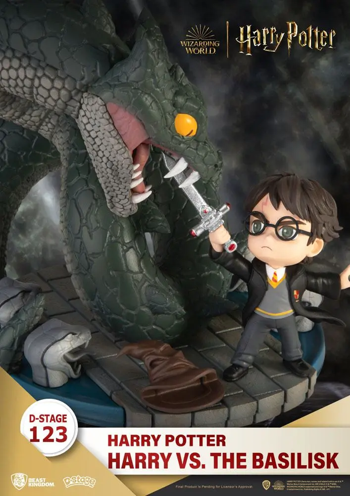 Harry Potter D-Stage Harry vs. the Basilisk PVC Diorama szobor figura 16 cm termékfotó