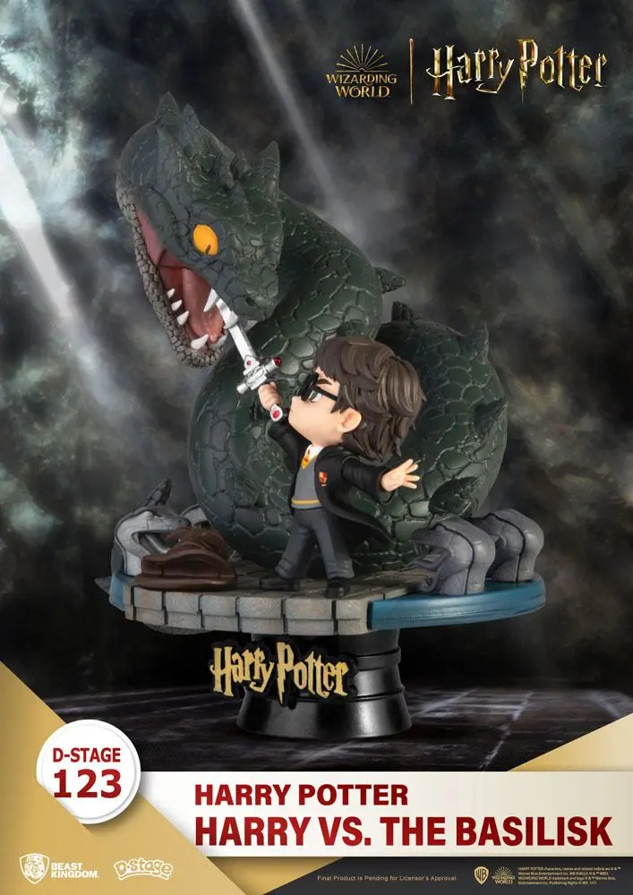 Harry Potter D-Stage Harry vs. the Basilisk PVC Diorama szobor figura 16 cm termékfotó