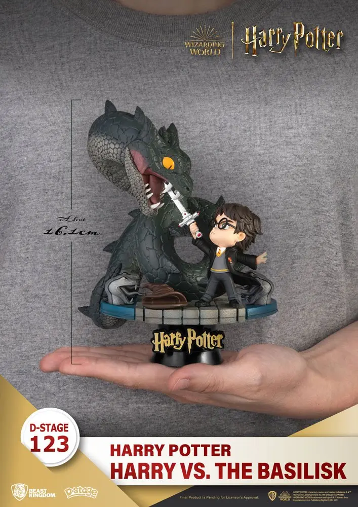 Harry Potter D-Stage Harry vs. the Basilisk PVC Diorama szobor figura 16 cm termékfotó
