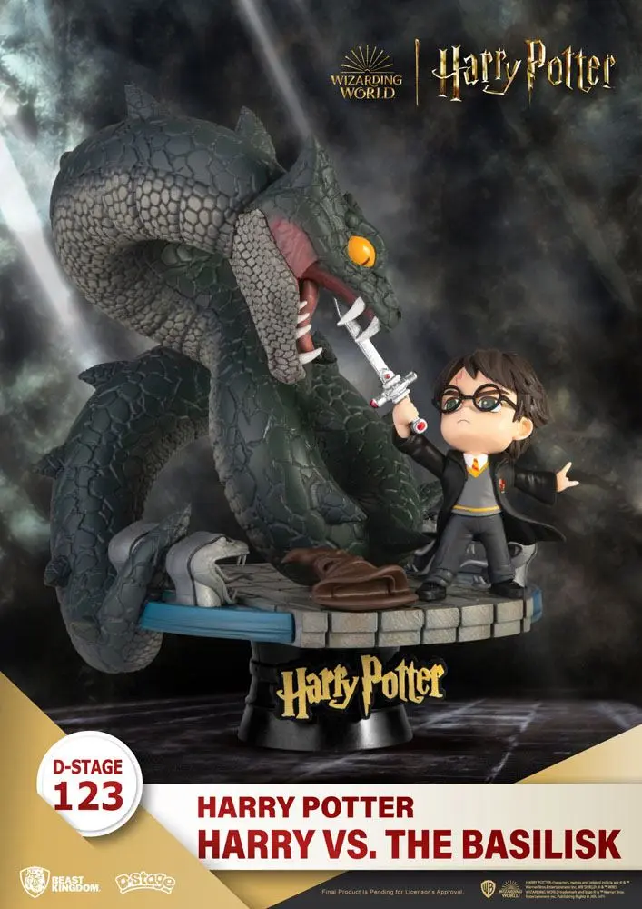 Harry Potter D-Stage Harry vs. the Basilisk PVC Diorama szobor figura 16 cm termékfotó