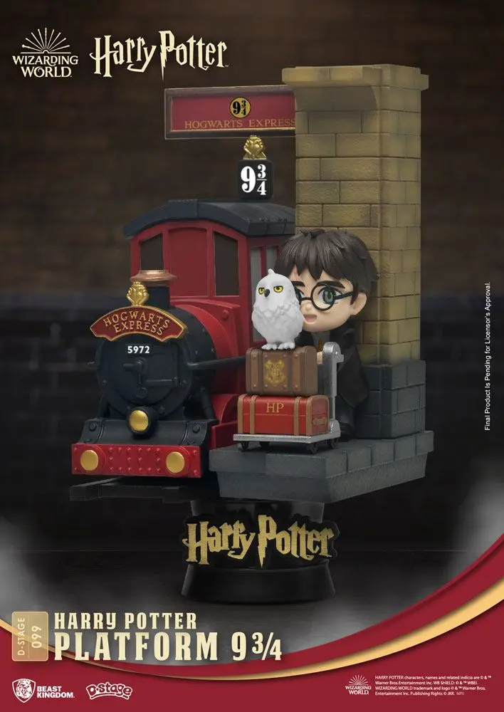 Harry Potter D-Stage Platform 9 3/4 New Version PVC Diorama szobor figura 15 cm termékfotó