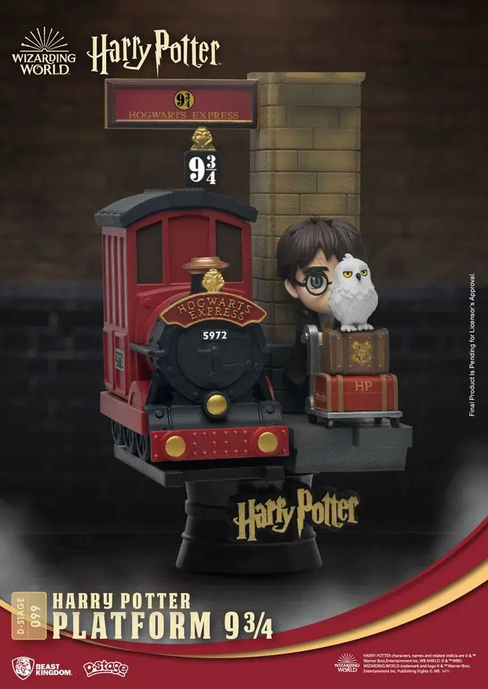 Harry Potter D-Stage Platform 9 3/4 New Version PVC Diorama szobor figura 15 cm termékfotó