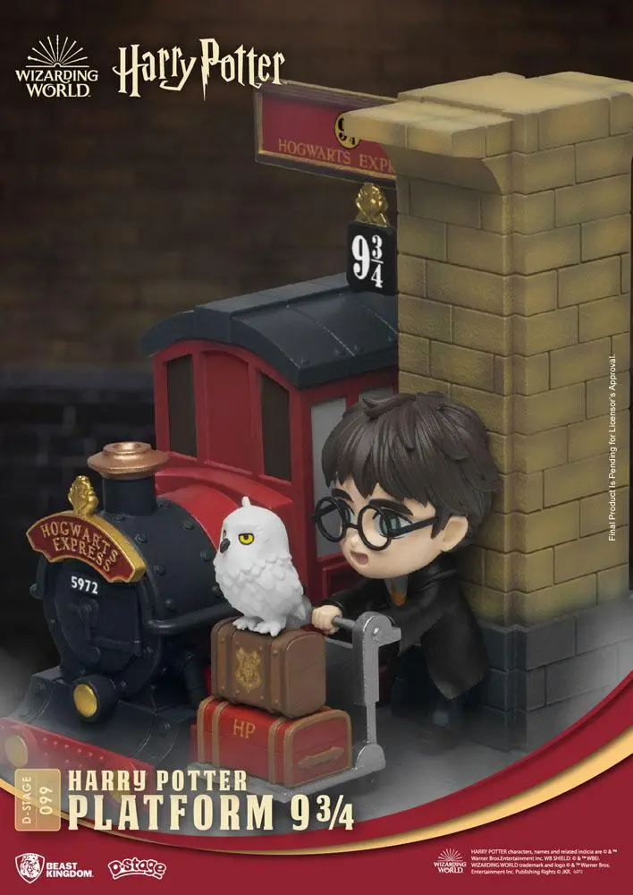 Harry Potter D-Stage Platform 9 3/4 New Version PVC Diorama szobor figura 15 cm termékfotó