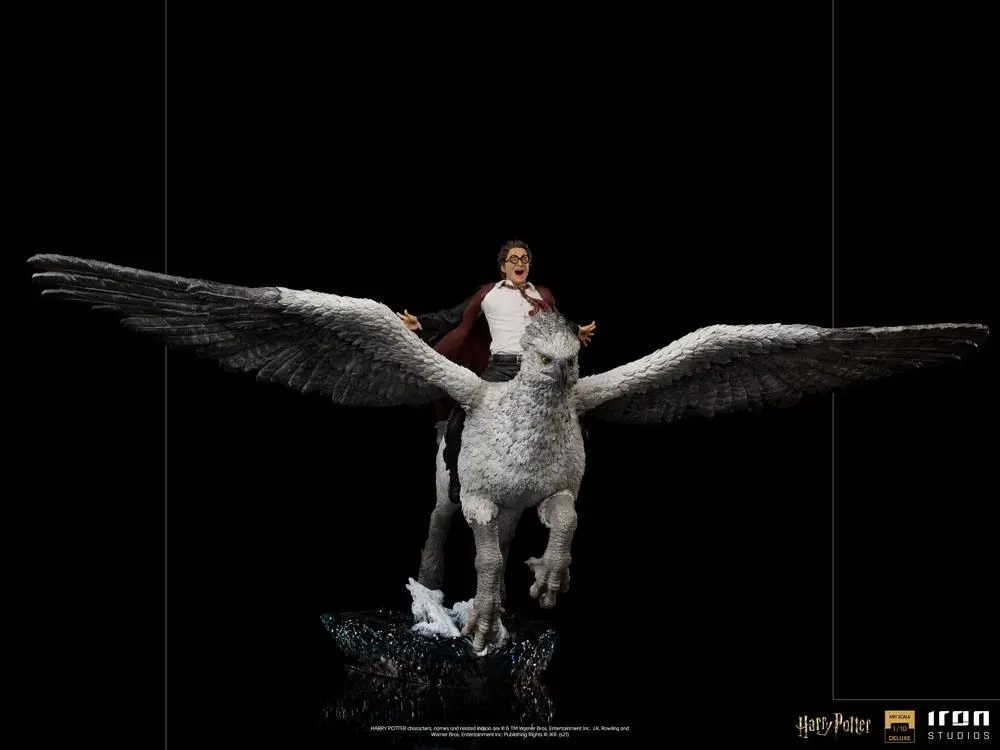 Harry Potter Deluxe Art Harry Potter and Buckbeak 1/10 méretarányú figura 30 cm termékfotó