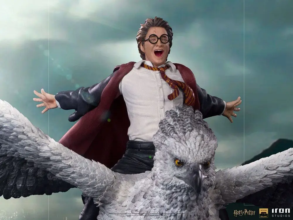 Harry Potter Deluxe Art Harry Potter and Buckbeak 1/10 méretarányú figura 30 cm termékfotó