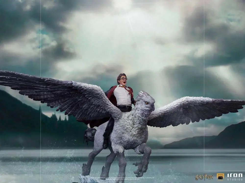 Harry Potter Deluxe Art Harry Potter and Buckbeak 1/10 méretarányú figura 30 cm termékfotó