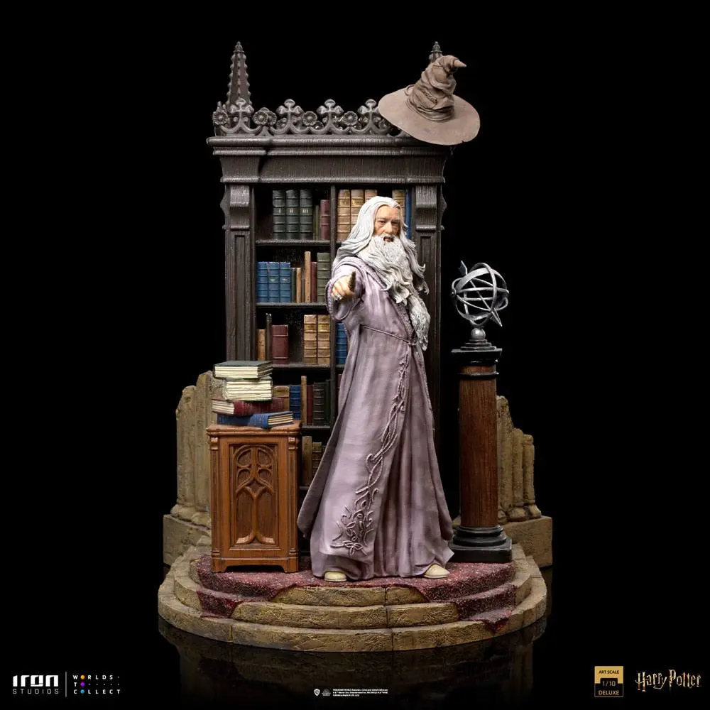 Harry Potter Deluxe Art Scale 1/10 Albus Dumbledore szobor figura 30 cm termékfotó