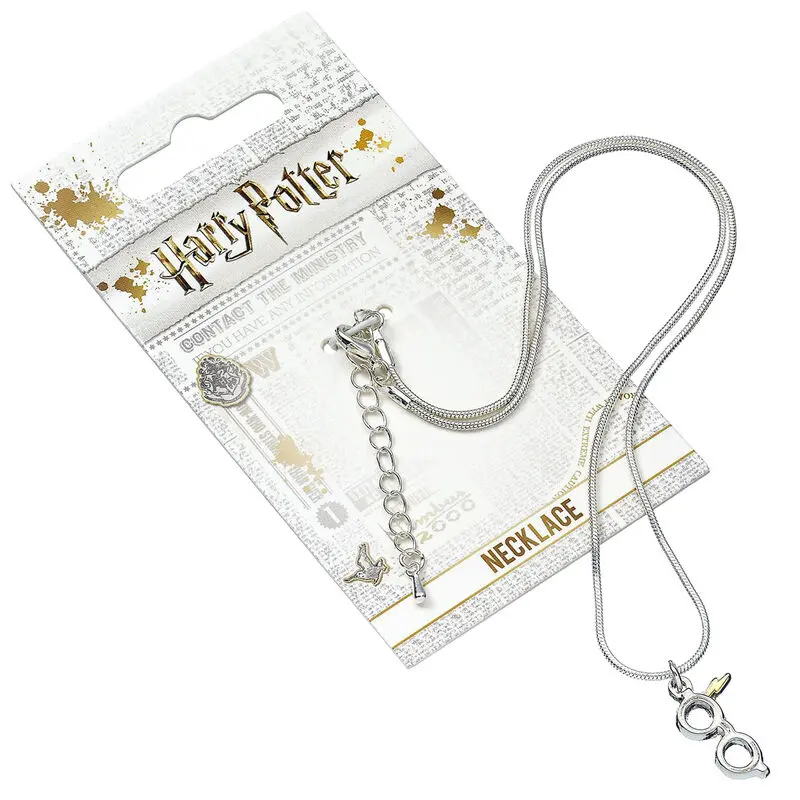 Harry Potter Villám és szemüveg nyaklánc (ezüstözött) termékfotó