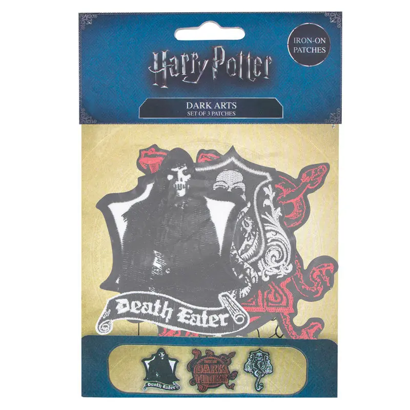Harry Potter Fekete művészet 3 darabos foltozó szett termékfotó