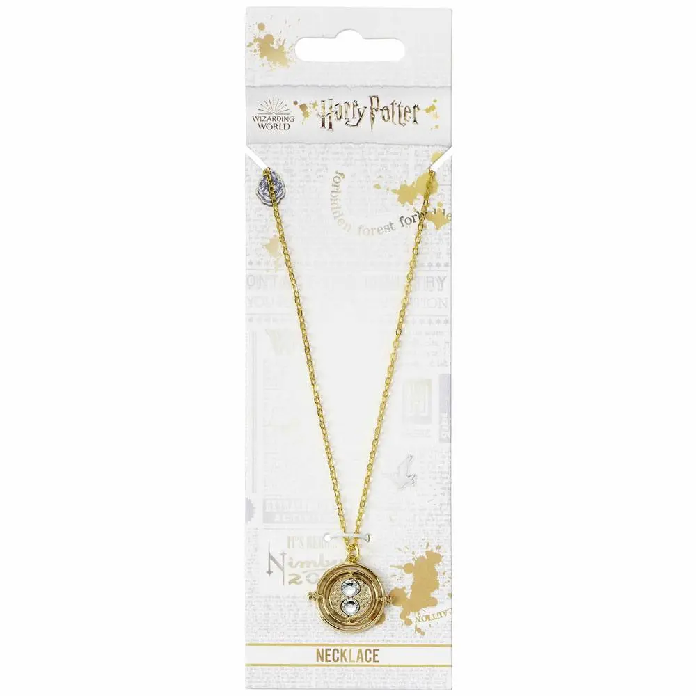 Harry Potter Pendant & Necklace Fixed Time Turner (gold plated) termékfotó