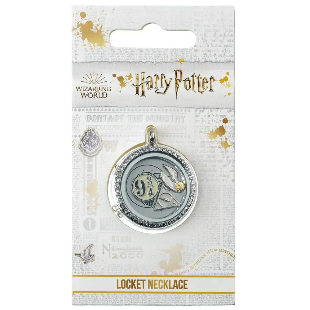 Harry Potter Floating Charm Locket függő és nyaklánc (ezüstözött) termékfotó