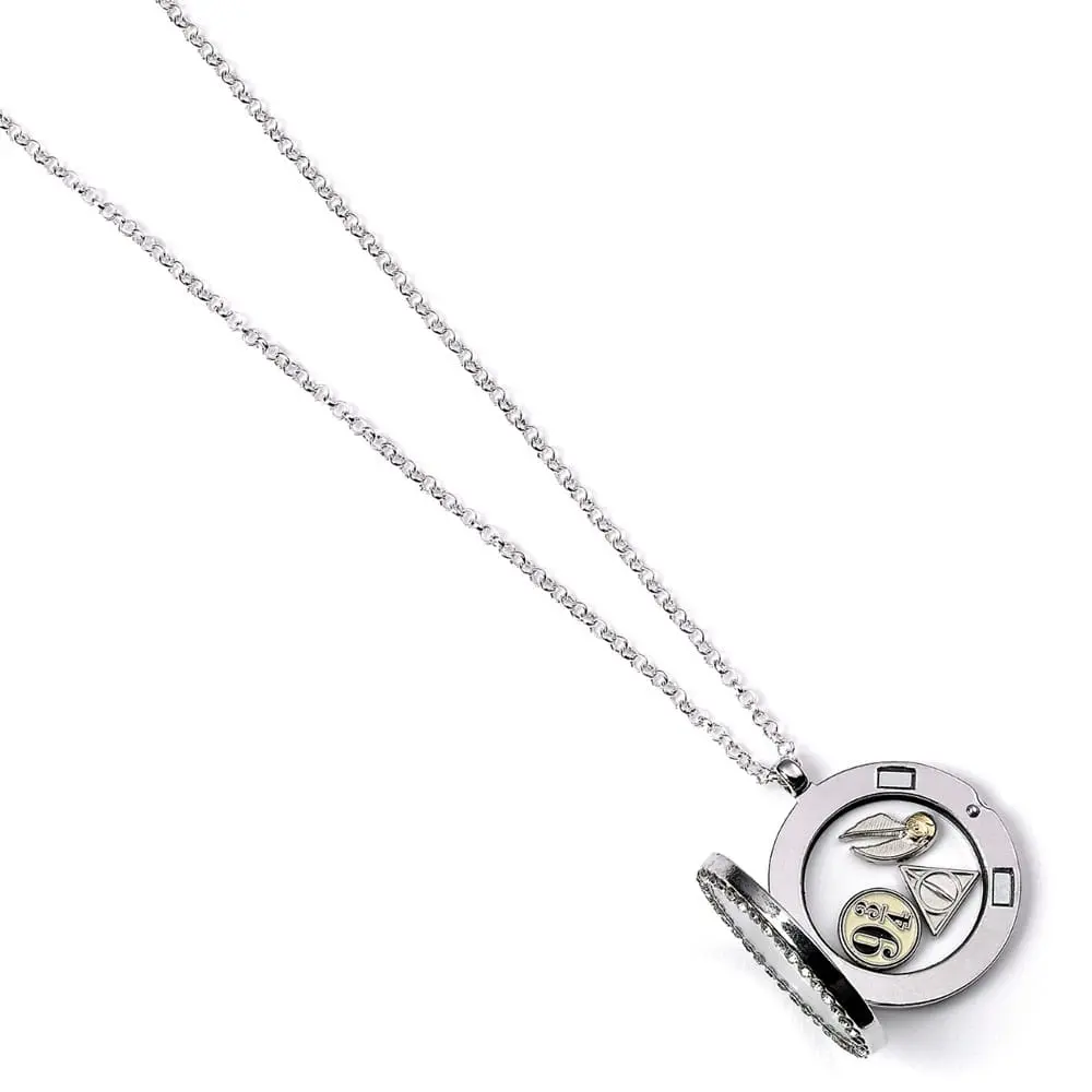 Harry Potter Floating Charm Locket függő és nyaklánc (ezüstözött) termékfotó
