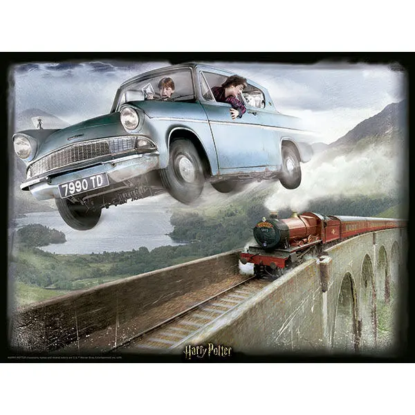 Harry Potter Ford Anglia Prime 3D puzzle 500db-os termékfotó