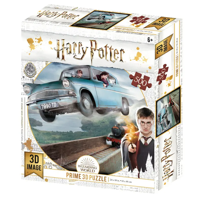 Harry Potter Ford Anglia Prime 3D puzzle 500db-os termékfotó