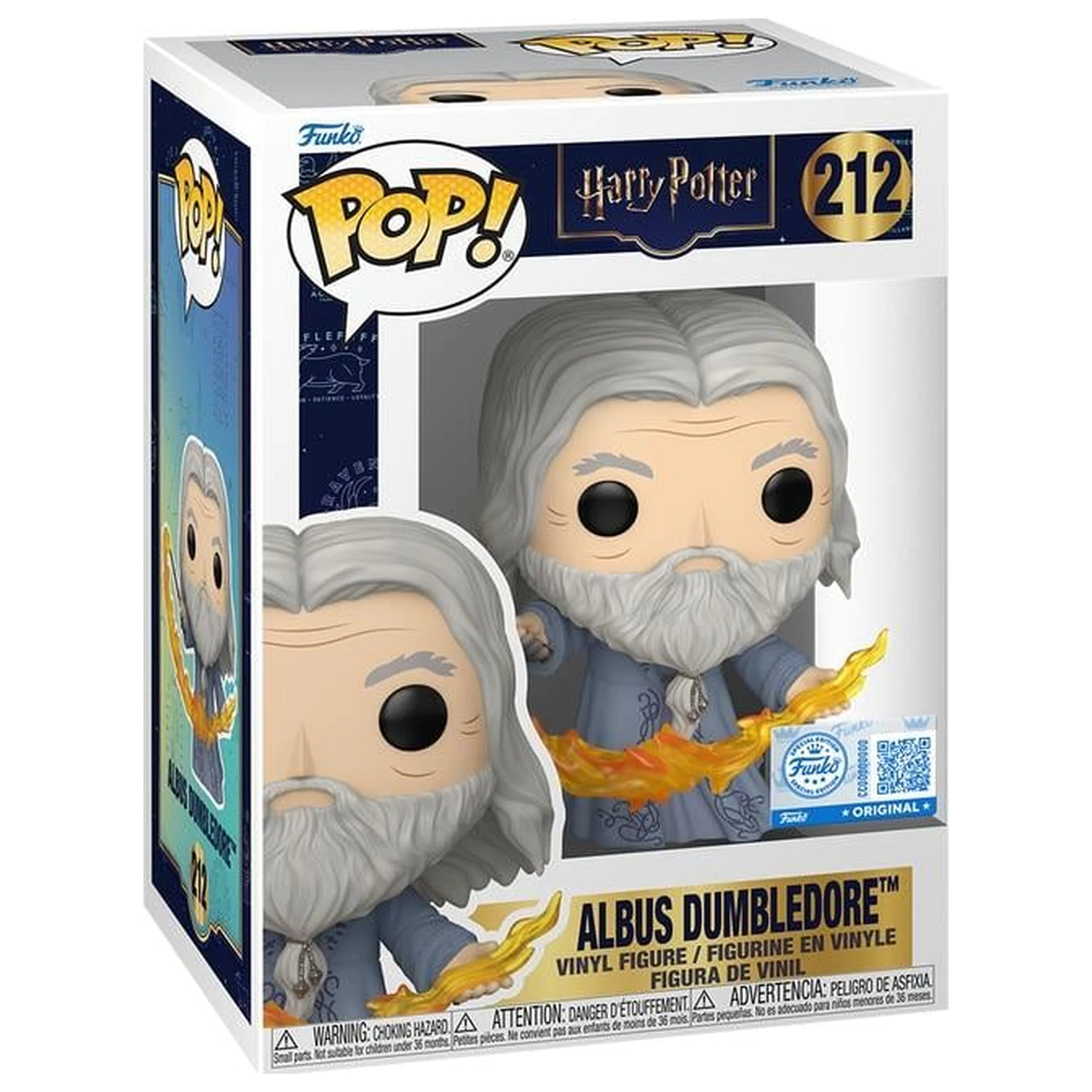 Harry Potter Funko POP figura Dumbledore (Flame) termékfotó