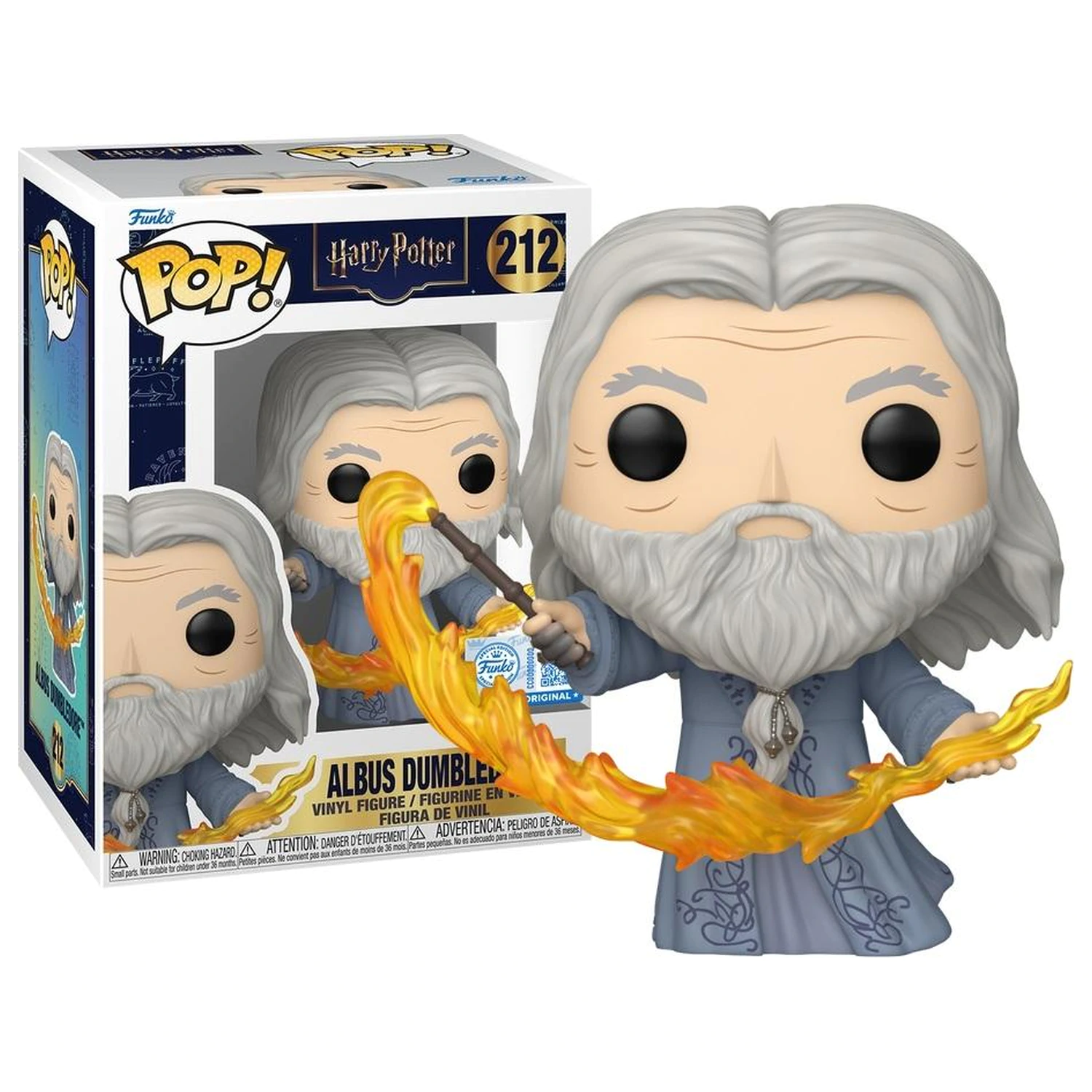 Harry Potter Funko POP figura Dumbledore (Flame) termékfotó