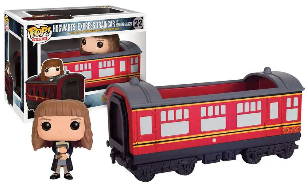 Harry Potter Funko POP! Rides Vinyl Vehicle with figura Hogwarts Express Traincar 1 &amp; Hermione 12 cm termékfotó