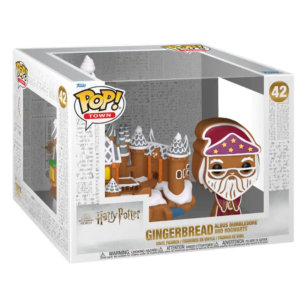 Harry Potter Funko POP! Town Vinyl figura Dumbledore & Hogwarts 9 cm termékfotó