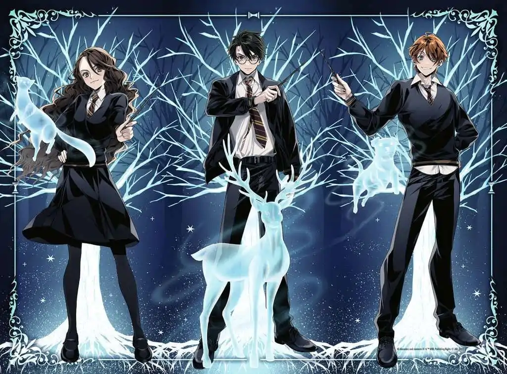 Harry Potter Glow-in-the-Dark Glowing Patronus puzzle (500 darab) termékfotó