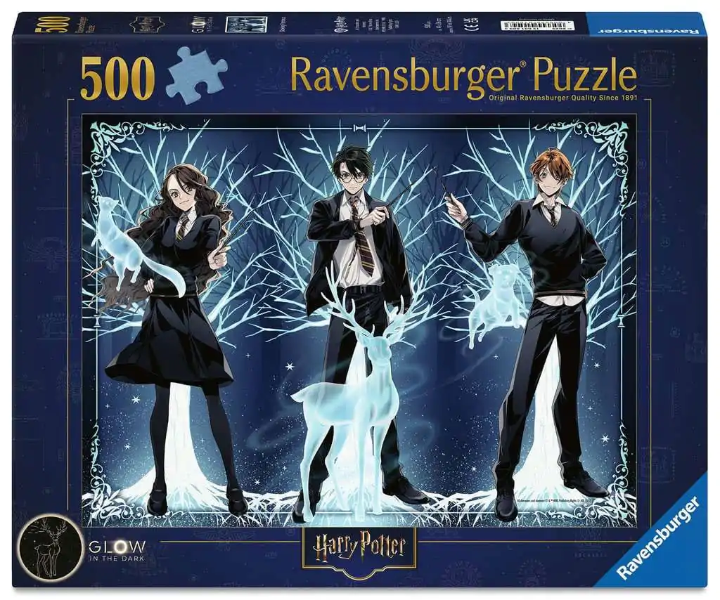 Harry Potter Glow-in-the-Dark Glowing Patronus puzzle (500 darab) termékfotó