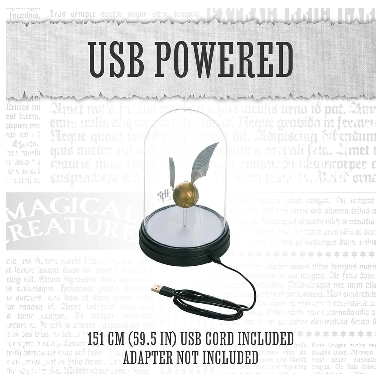 Harry Potter Golden Snitch lámpa termékfotó