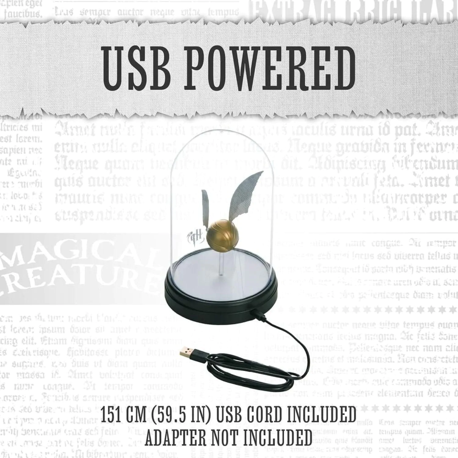 Harry Potter Golden Snitch lámpa termékfotó