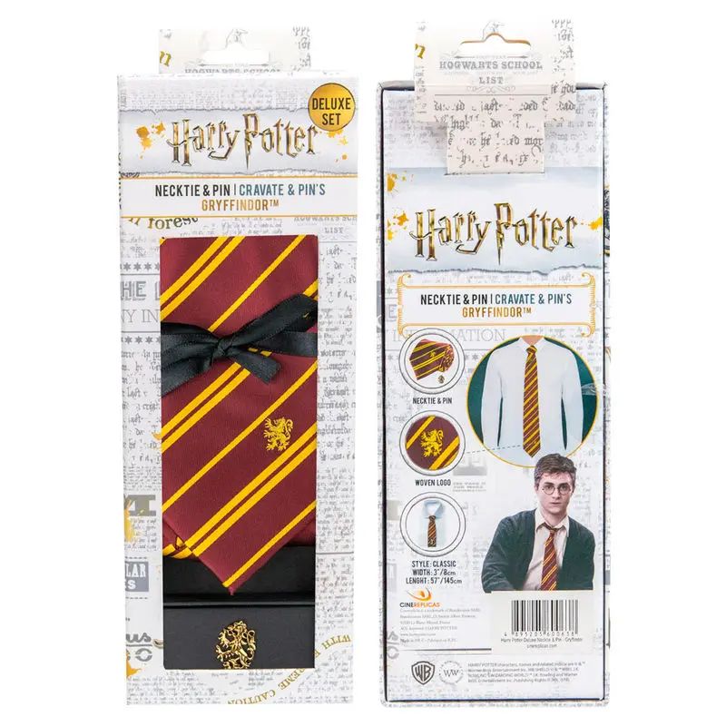 Harry Potter Griffendél deluxe nyakkendő termékfotó