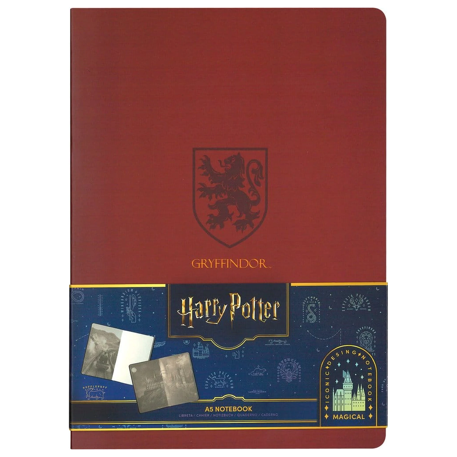 Harry Potter Griffendél jegyzetfüzet 21 cm termékfotó