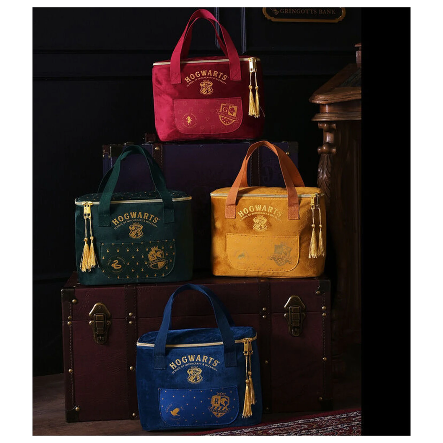 Harry Potter Griffendél uzsonnás táska termékfotó