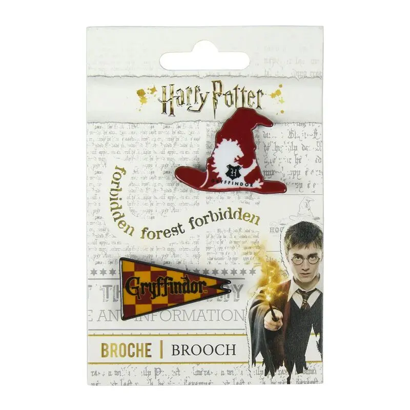 Harry Potter Griffendél válogatás bross termékfotó