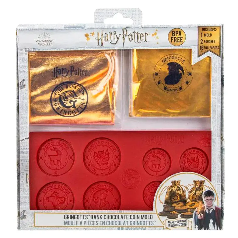 Harry Potter Gringotts Bank Coin csokoládé forma termékfotó