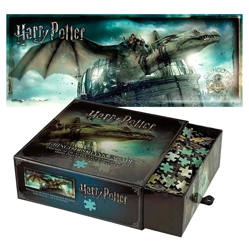 Harry Potter Gringotts bank menekülés puzzle 1000db-os termékfotó