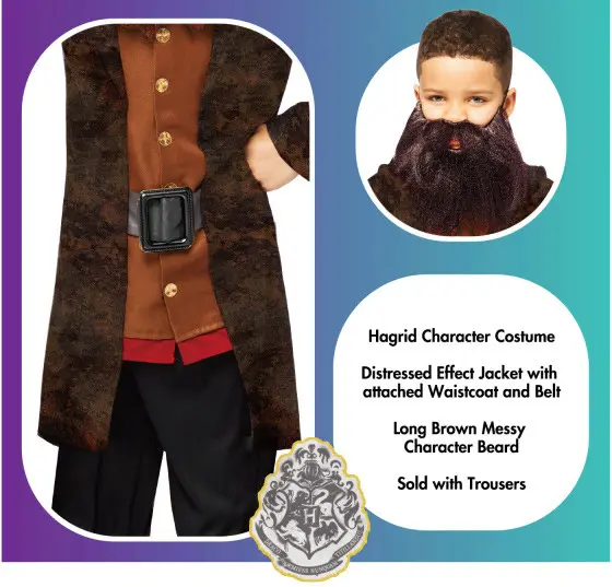 Harry Potter, Hagrid jelmez 4-6 év termékfotó
