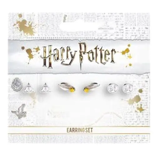 Harry Potter Halál ereklyéi Golden Snitch Platform fülbevaló csomag termékfotó