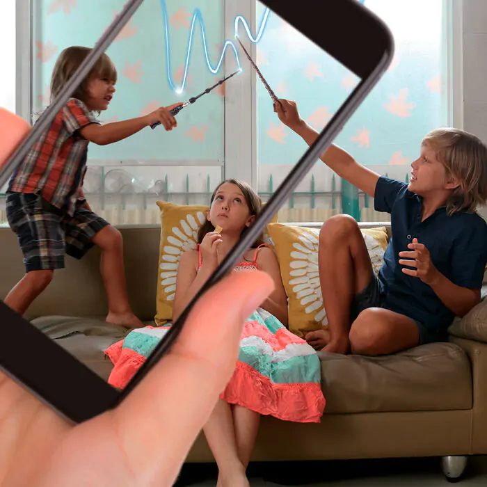 Harry Potter - Harry Deluxe fényfestő varázspálca 35 cm termékfotó