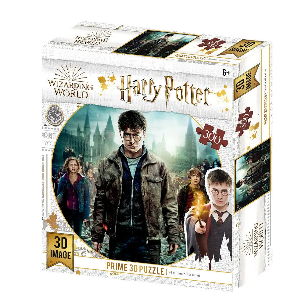 Harry Potter Harry Hermione és Ron Prime 3D puzzle 300db-os termékfotó