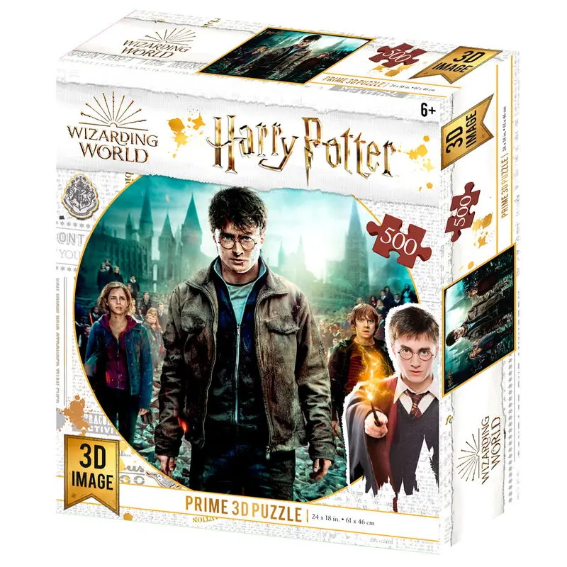 Harry Potter Harry Hermione és Ron Prime 3D puzzle 500db-os termékfotó