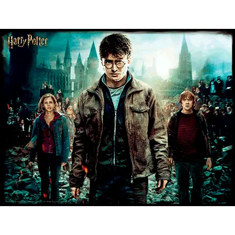 Harry Potter Harry Hermione és Ron Prime 3D puzzle 500db-os termékfotó