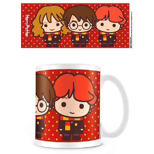 Harry Potter Harry Ron Hermione Chibi bögre termékfotó