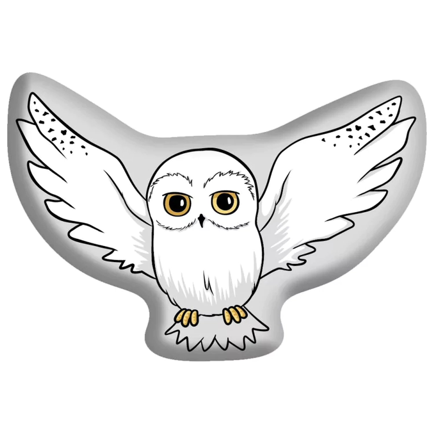 Harry Potter Hedwig Flying formapárna, díszpárna 43x30 cm termékfotó