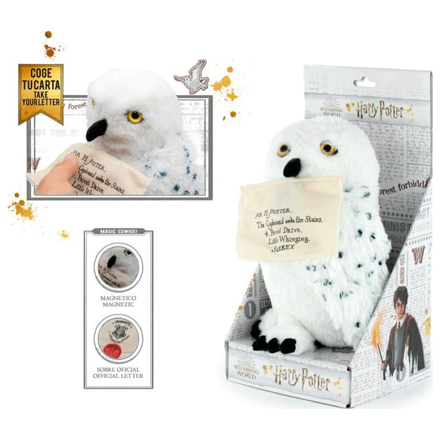 Harry Potter Hedwig Owl plüss 30cm termékfotó