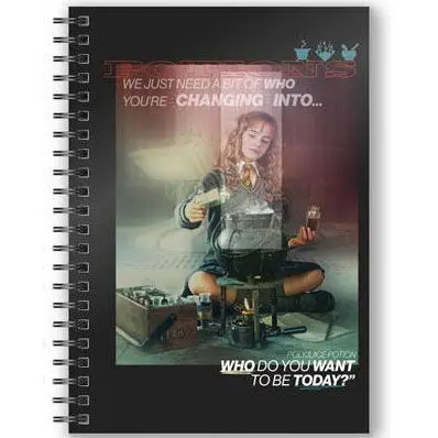 Harry Potter Hermione A5 3D jegyzetfüzet termékfotó