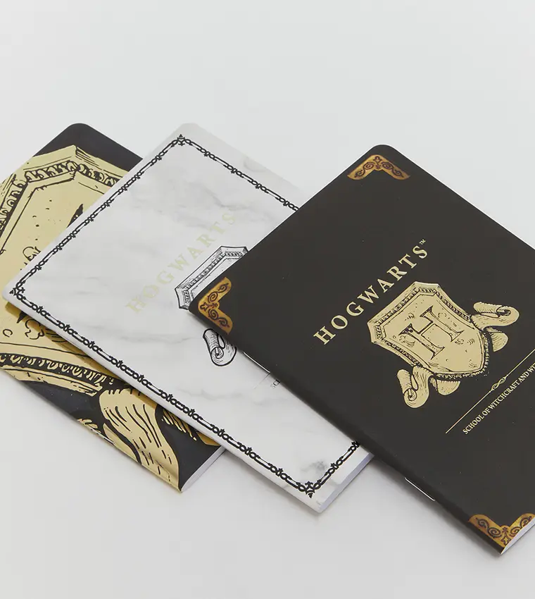 Harry Potter Hogwarts 3 darabos jegyzetfüzet csomag termékfotó