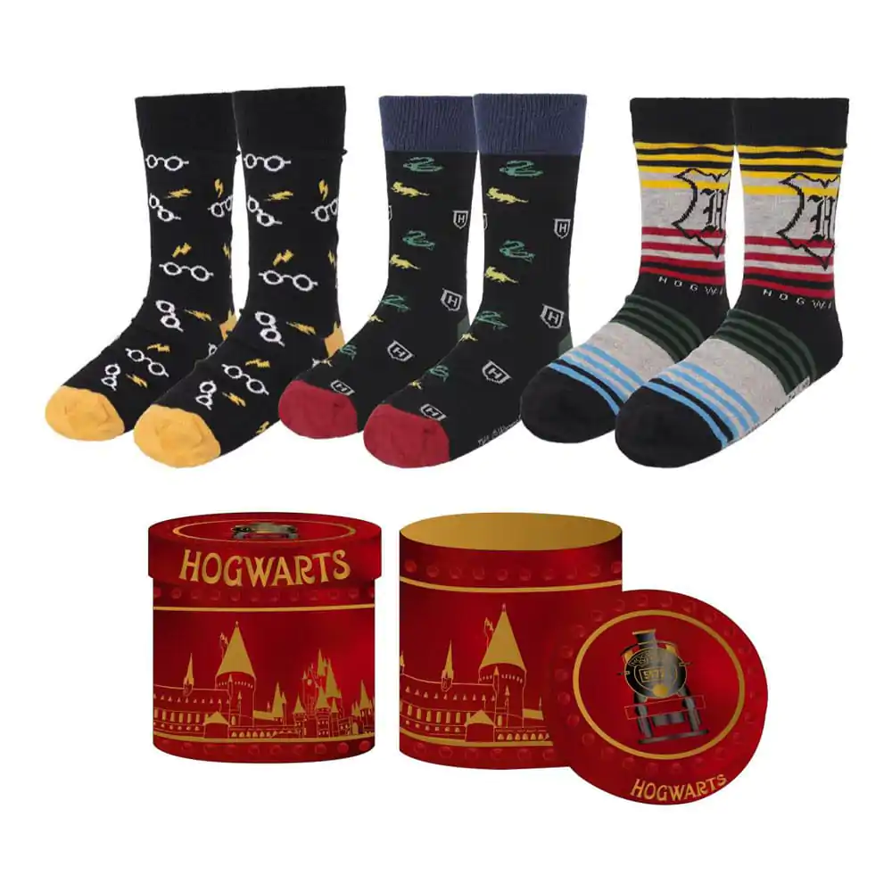 Harry Potter Socks 3-Pack Hogwarts 38-45 termékfotó