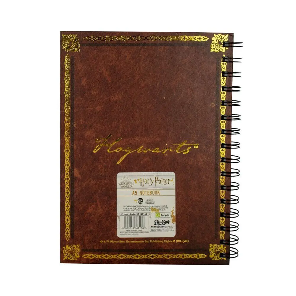 Harry Potter Hogwarts A5 notebook termékfotó