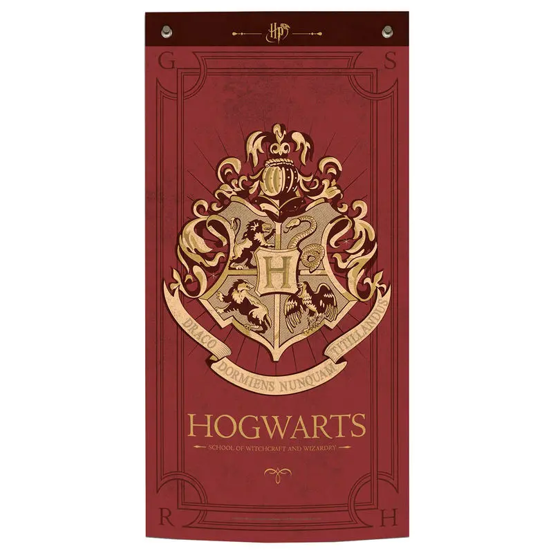 Harry Potter Hogwarts bordó fali zászló termékfotó