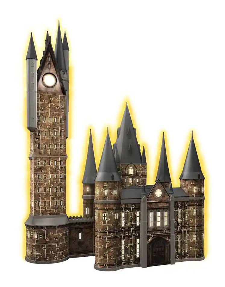 Harry Potter Hogwarts Castle Astronomy Tower Night Edition 3d Puzzle 540 Darab Fanbase 0125