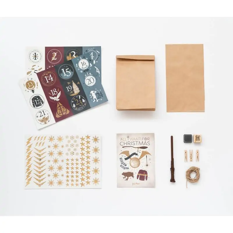 Harry Potter Hogwarts Christmas adventi kalendárium termékfotó